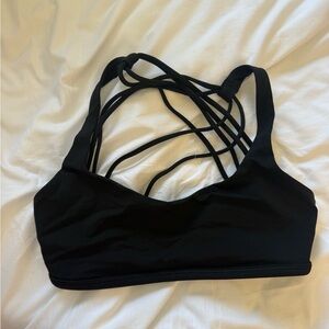 Lululemon Athletica Black Free to Be Bra